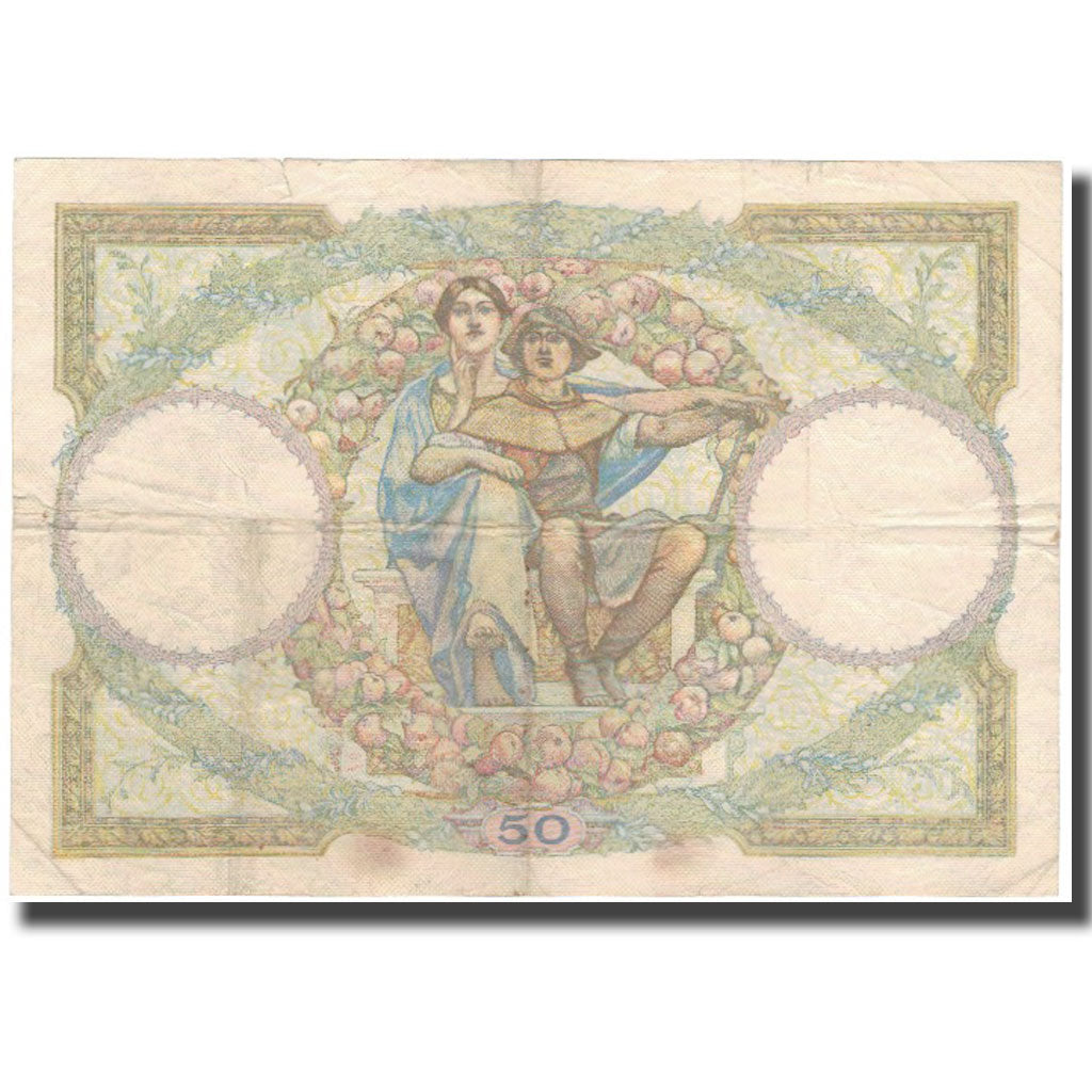 France, 50 Francs, 50 F 1927-1934 ''Luc Olivier Merson'', 1933-01-26, VF(20-25)