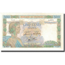 Francja, 500 Francs, La Paix, 1942-10-01, UNC(65-70), Fayette:32.41, KM:95b
