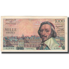 France, 1000 Francs, 1 000 F 1953-1957 ''Richelieu'', 1957-09-05, EF(40-45)