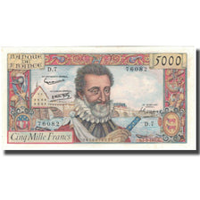 Frankrijk, 5000 Francs, 5 000 F 1957-1958 ''Henri IV'', 1957-02-07, SPL