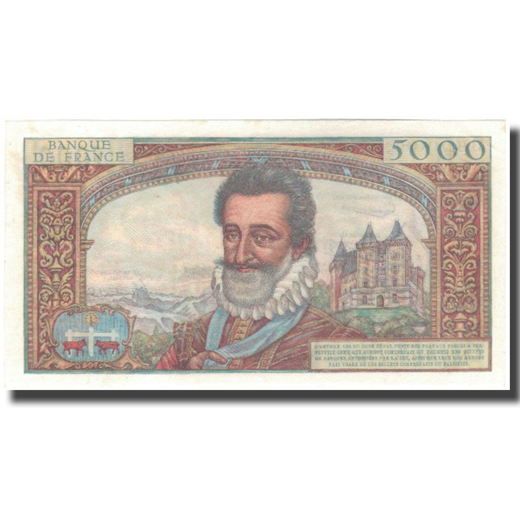 Frankrijk, 5000 Francs, 5 000 F 1957-1958 ''Henri IV'', 1957-02-07, SPL
