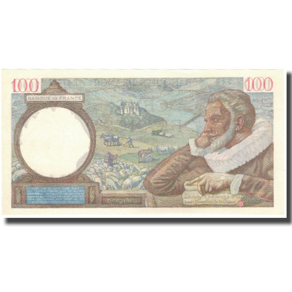 Francia, 100 Francs, 100 F 1939-1942 ''Sully'', 1940-12-19, UNC, Fayette:26.43