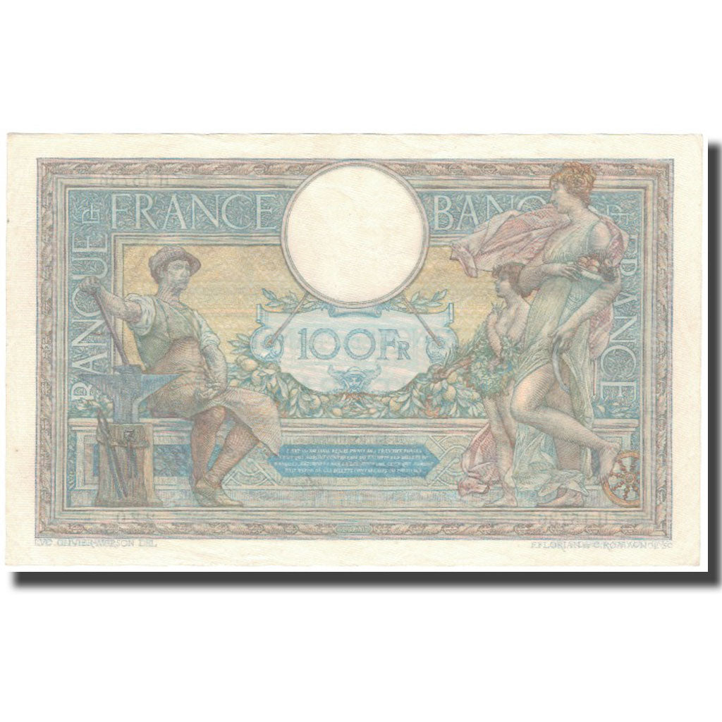 Francja, 100 Francs, Luc Olivier Merson, 1926-10-15, AU(55-58), Fayette:24.5