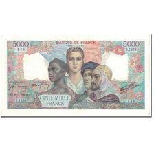 Francia, 5000 Francs, 5 000 F 1942-1947 ''Empire Français'', 1946-03-28, SC
