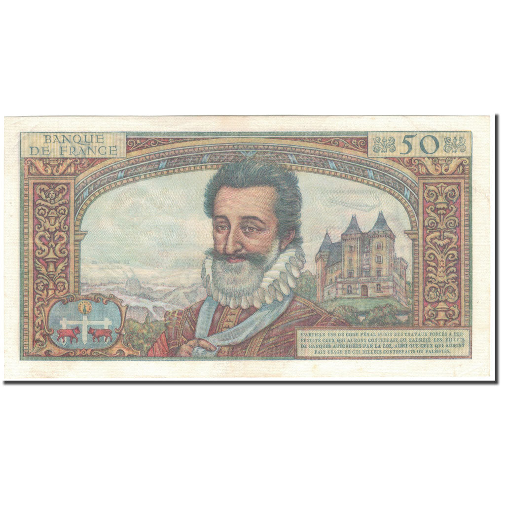 France, 50 Nouveaux Francs, 50 NF 1959-1961 ''Henri IV'', 1959-09-03, SPL