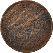 Coin, Netherlands, Wilhelmina I, 2-1/2 Cent, 1918, EF(40-45), Bronze, KM:150