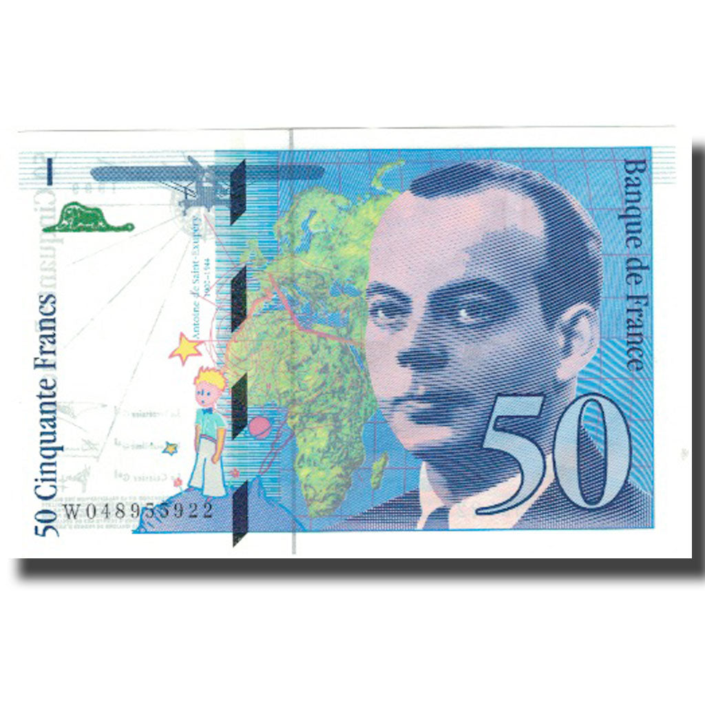 Frankrijk, 50 Francs, 50 F 1992-1999 ''St Exupéry'', 1999, NIEUW, Fayette:73.5
