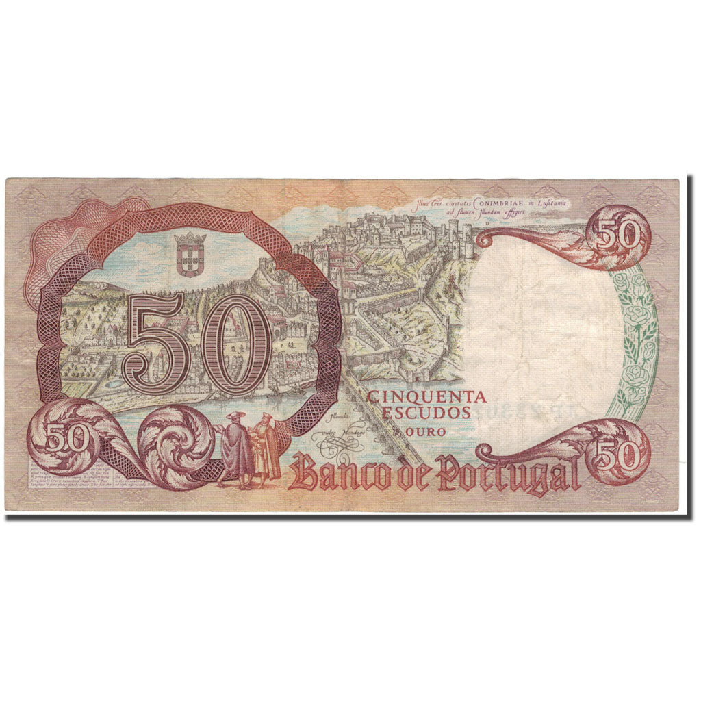 Banknote, Portugal, 50 Escudos, 1964-02-28, KM:168, VF(20-25)