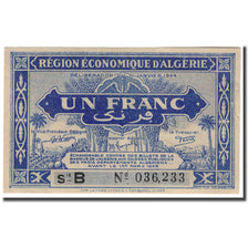 Billet, Algeria, 1 Franc, 1944, KM:98a, NEUF