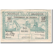 Geldschein, Neukaledonien, 50 Centimes, 1943-03-29, KM:54, SS