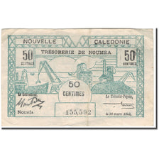 Banknote, New Caledonia, 50 Centimes, 1943-03-29, KM:54, EF(40-45)