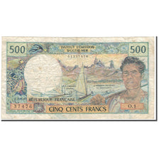 Biljet, Nieuw -Caledonië, 500 Francs, 1977, KM:60b, TB