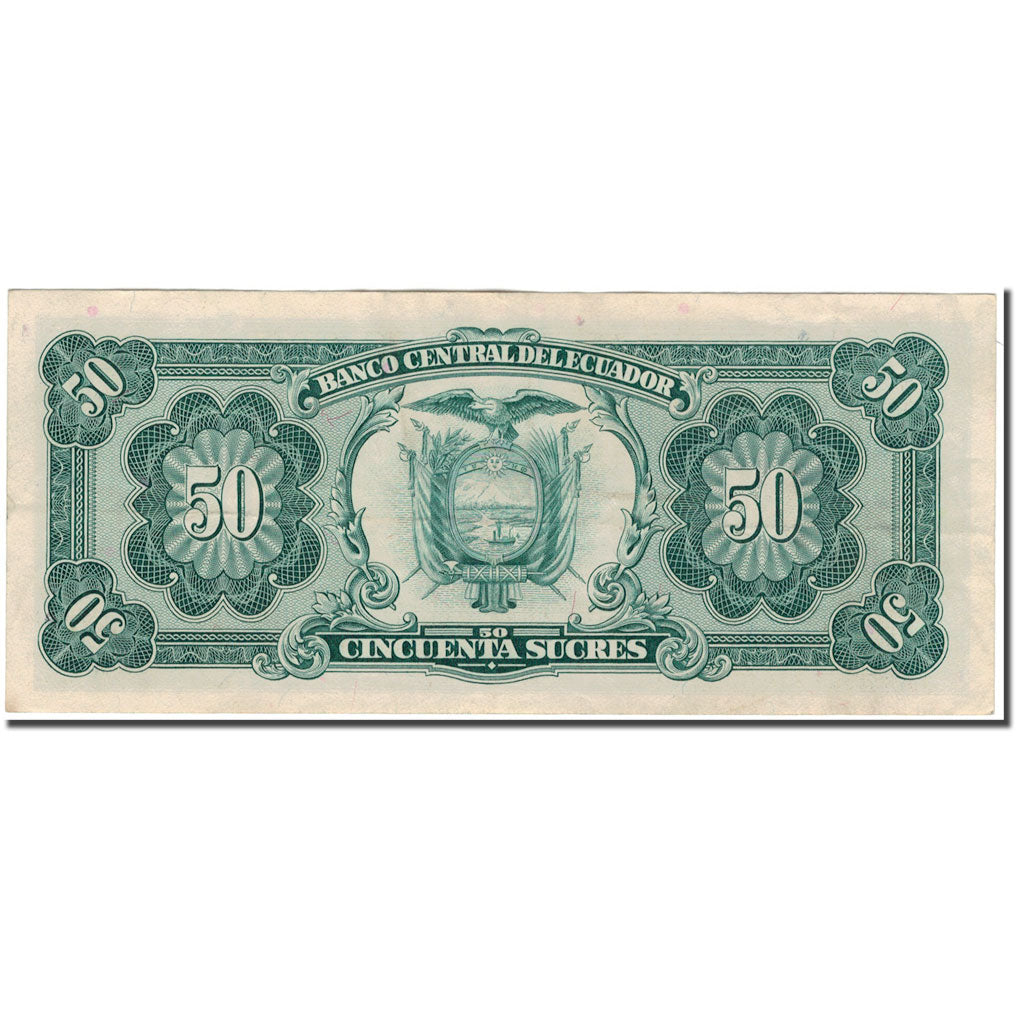 Banknote, Ecuador, 50 Sucres, 1984-09-05, KM:122a, UNC(63)