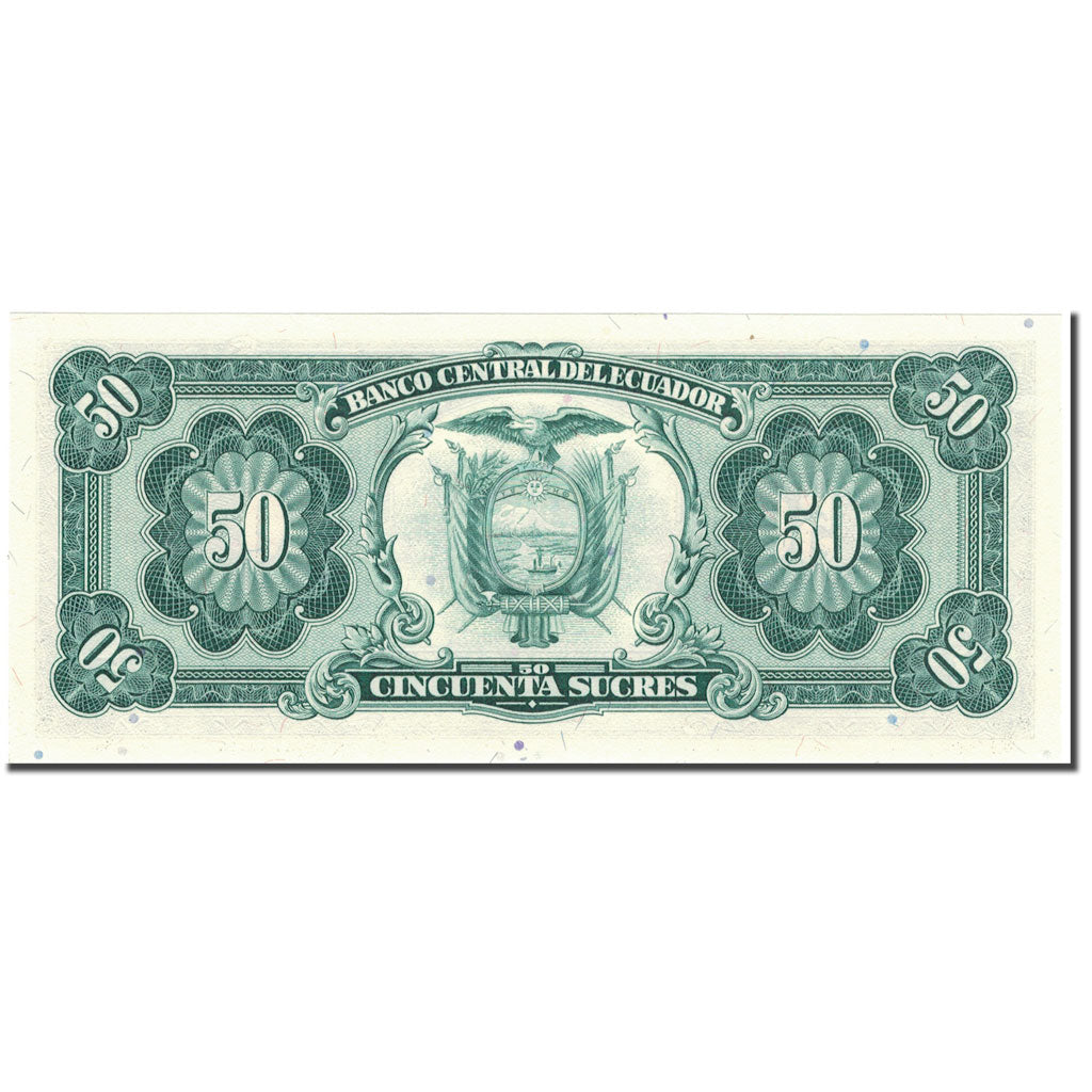 Banknote, Ecuador, 50 Sucres, 1988-11-22, KM:122a, UNC(65-70)