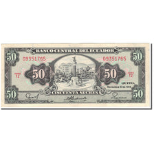 Banknote, Ecuador, 50 Sucres, 1988-11-22, KM:122a, UNC(60-62)