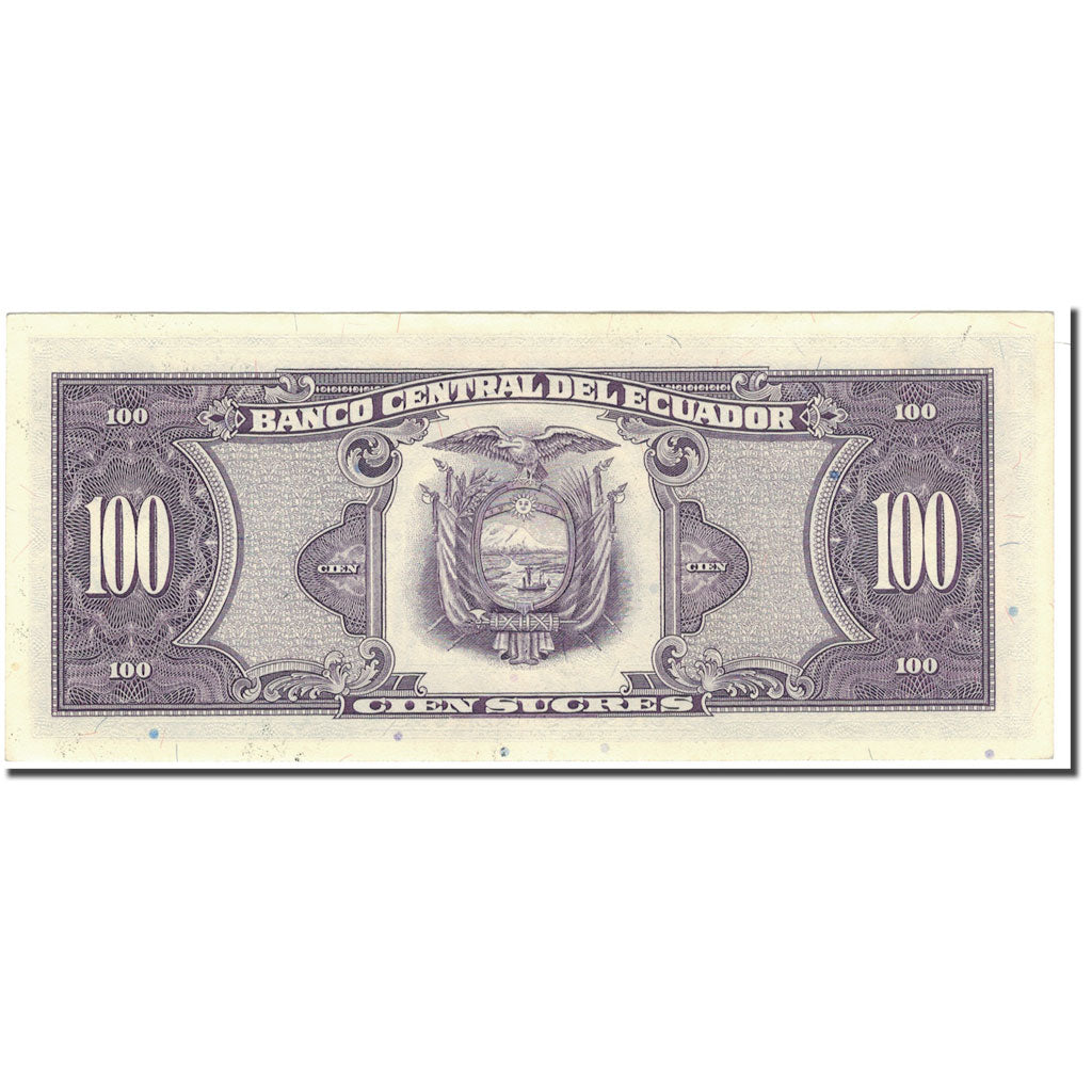 Banknote, Ecuador, 100 Sucres, 1990-04-20, KM:123, UNC(63)