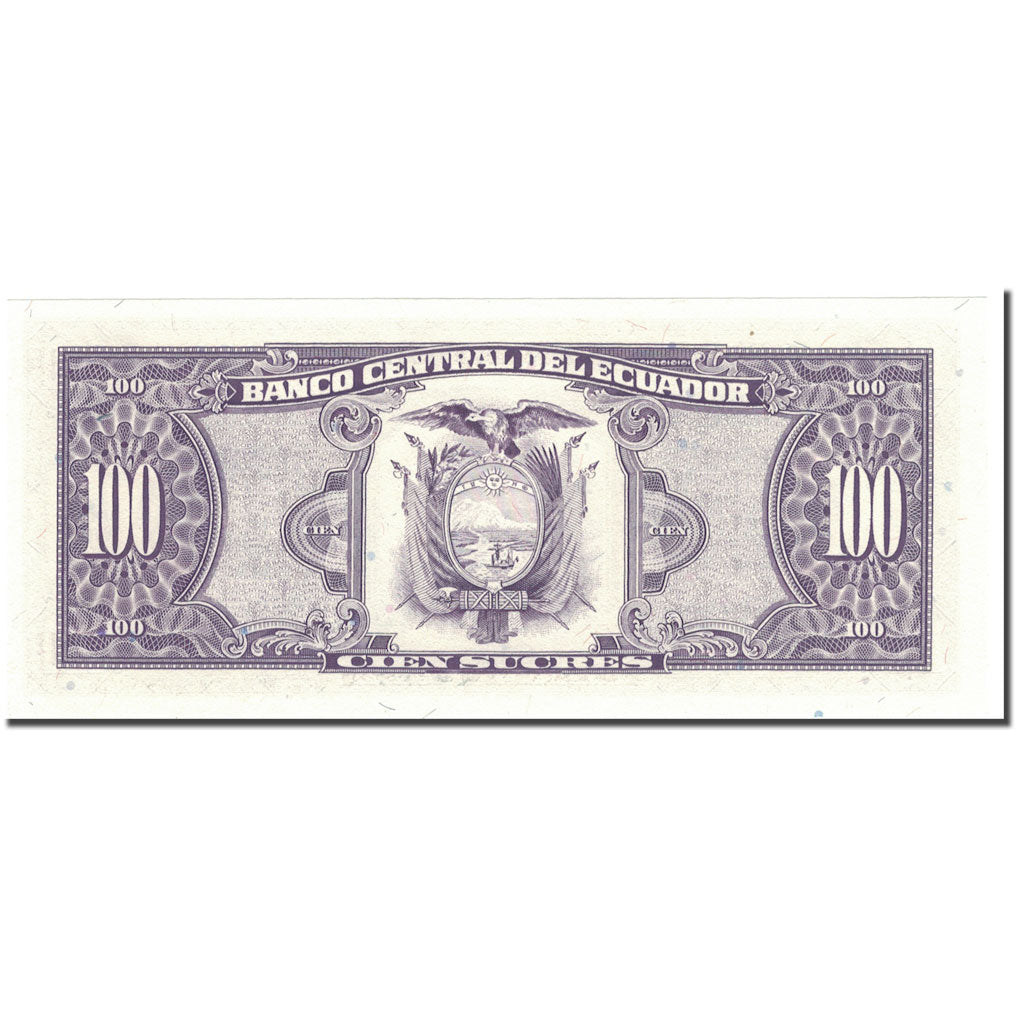 Banknote, Ecuador, 100 Sucres, 1993-08-20, KM:123Ab, UNC(65-70)