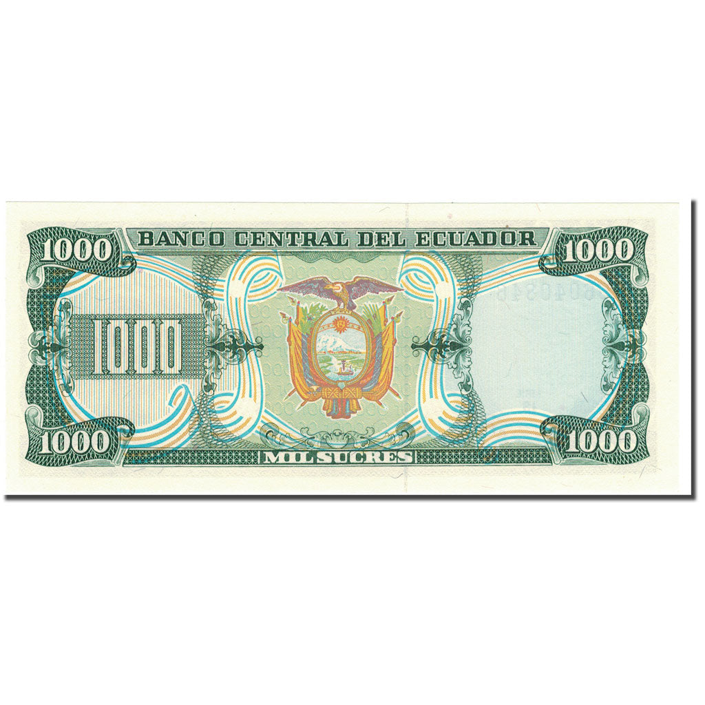 Banknote, Ecuador, 1000 Sucres, 1986-09-29, KM:125a, UNC(65-70)