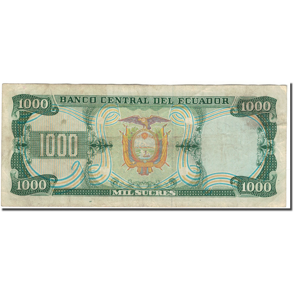 Banknote, Ecuador, 1000 Sucres, 1986-09-29, KM:125a, VF(20-25)