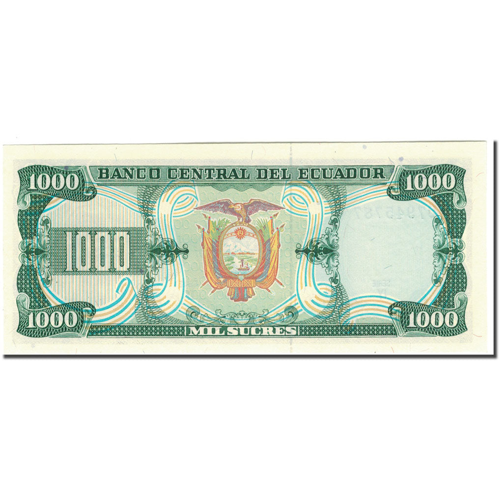 Banknote, Ecuador, 1000 Sucres, 1988-06-08, KM:125b, UNC(65-70)