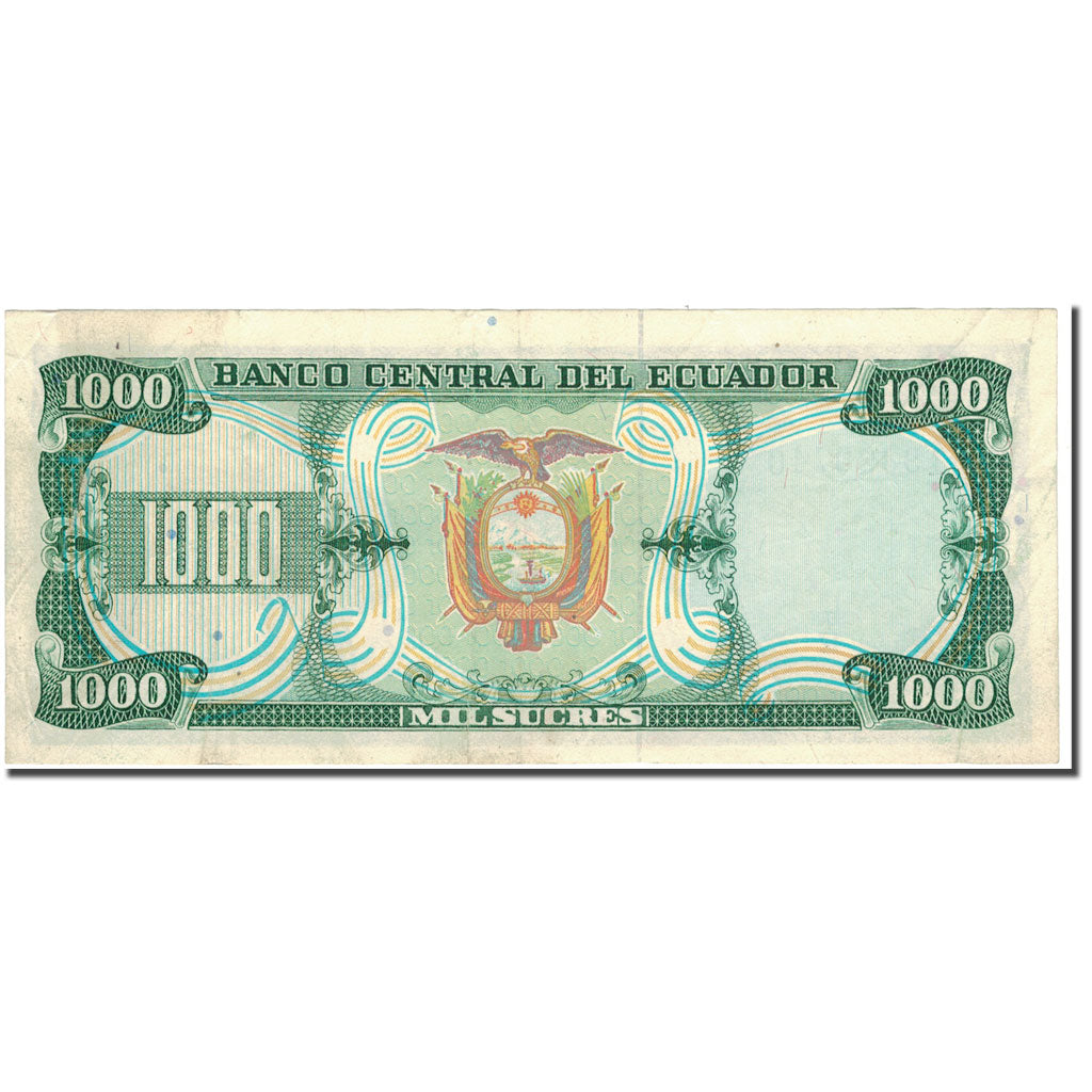 Banknote, Ecuador, 1000 Sucres, 1988-06-08, KM:125b, EF(40-45)