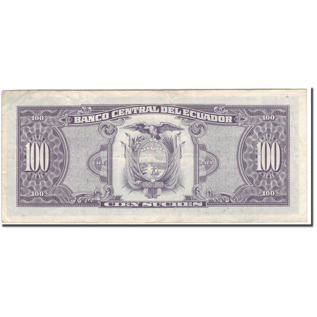 Banknote, Ecuador, 100 Sucres, 1994-02-21, KM:123Ac, EF(40-45)