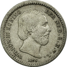 Coin, Netherlands, William III, 5 Cents, 1850, VF(30-35), Silver, KM:91
