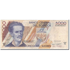 Billete, 5000 Sucres, Ecuador, 1991-06-21, KM:128a, RC+