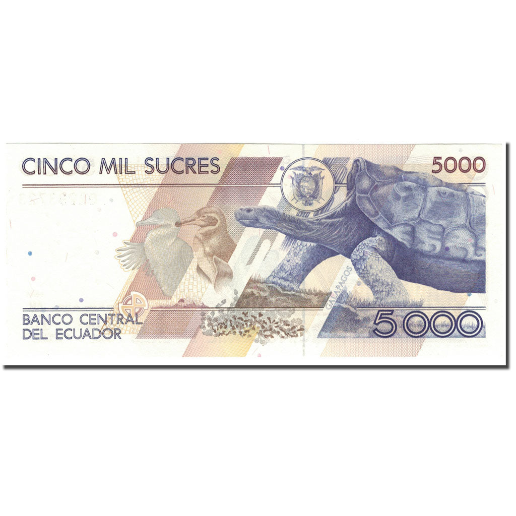Banknote, Ecuador, 5000 Sucres, 1999-03-26, KM:128c, UNC(65-70)