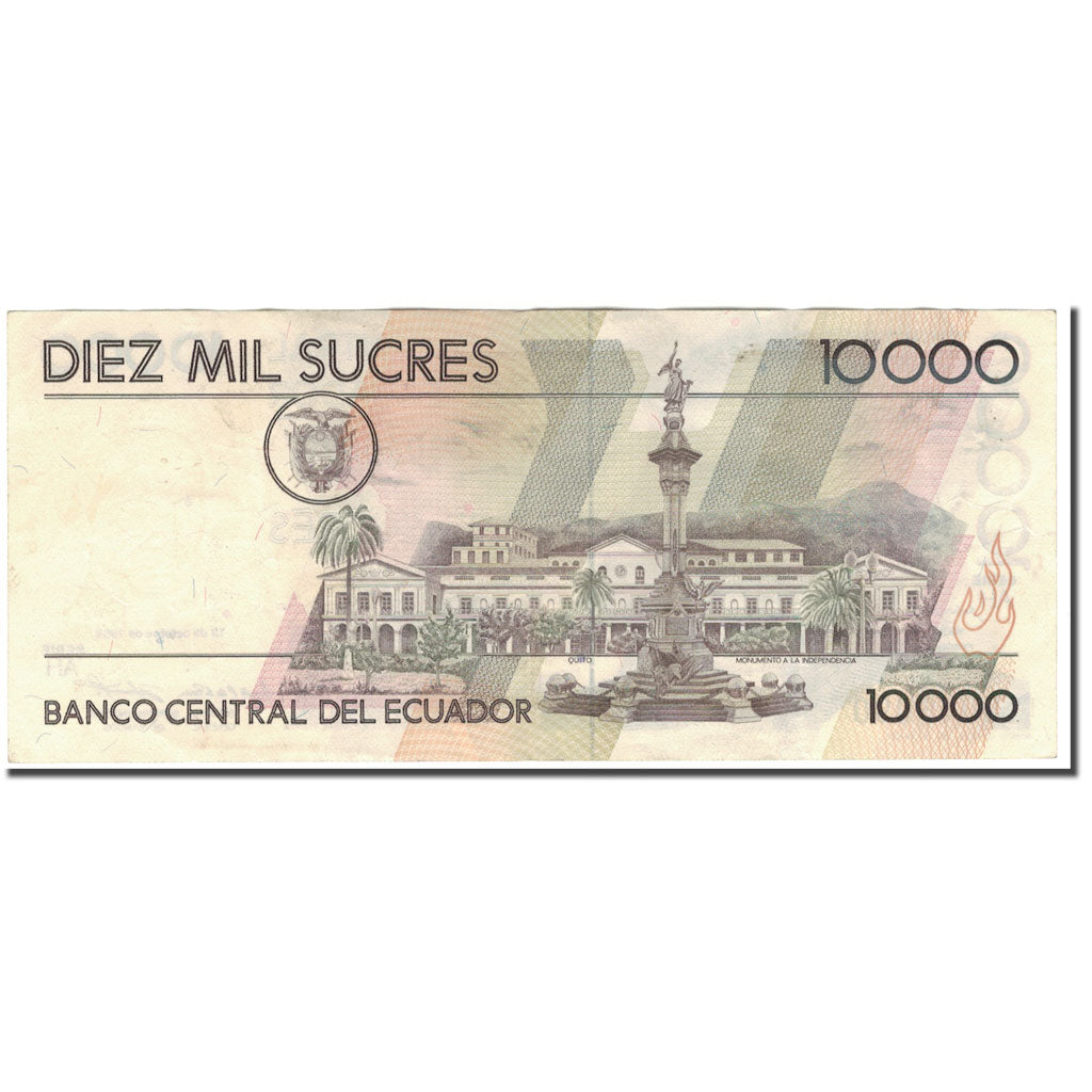 Banknote, Ecuador, 10,000 Sucres, 1994-10-13, KM:127a, AU(50-53)