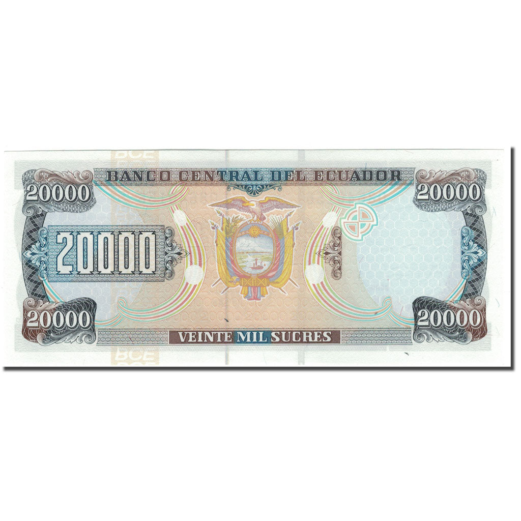 Banknote, Ecuador, 20,000 Sucres, 1999-03-06, KM:129c, UNC(65-70)