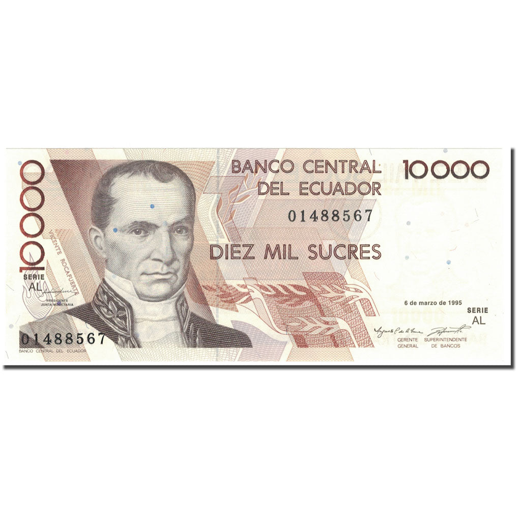 Banconote, Ecuador, 10,000 Sucres, 1995-03-06, KM:127b, FDS