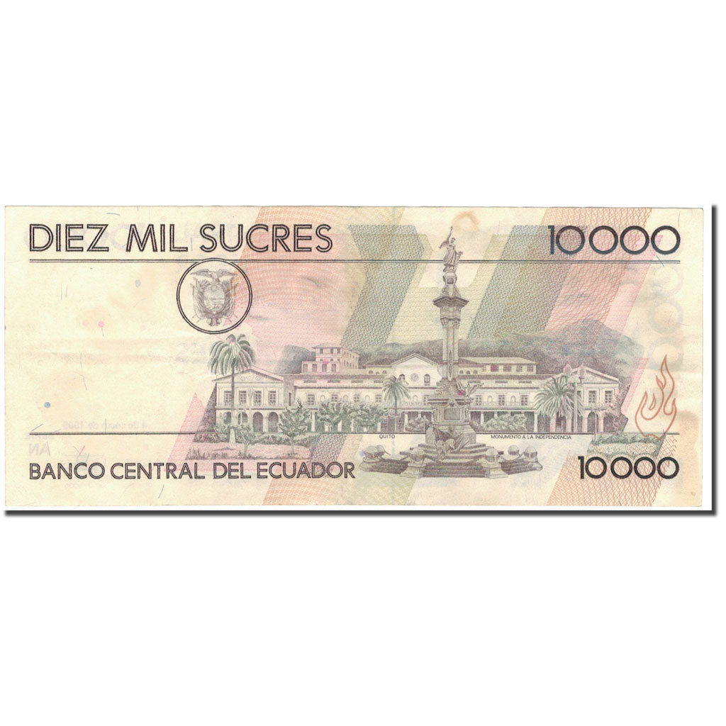 Banknote, Ecuador, 10,000 Sucres, 1996-01-04, KM:127b, VF(30-35)