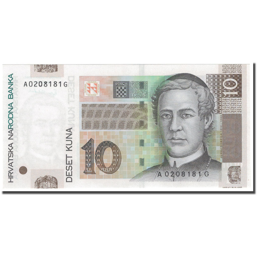 Banknote, Croatia, 10 Kuna, 2001-03-07, KM:38, UNC(63)