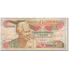 Banknote, Ghana, 200 Cedis, 1990-07-19, KM:27b, VF(20-25)