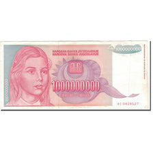 Banknote, Yugoslavia, 1,000,000,000 Dinara, 1993, KM:126, EF(40-45)