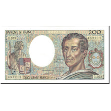 France, 200 Francs, 200 F 1981-1994 ''Montesquieu'', 1989, UNC(60-62)