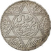 Marocco, Yusuf, Rial, 10 Dirhams, 1917, bi-Bariz, Paris, BB+, Argento, KM:33,...