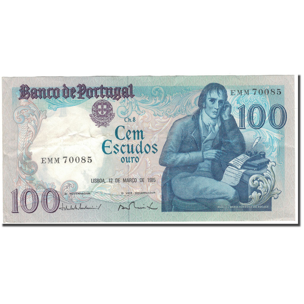 Geldschein, Portugal, 100 Escudos, 1985-03-12, KM:178d, SS
