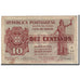 Billet, Portugal, 10 Centavos, 1925, KM:101, TB+