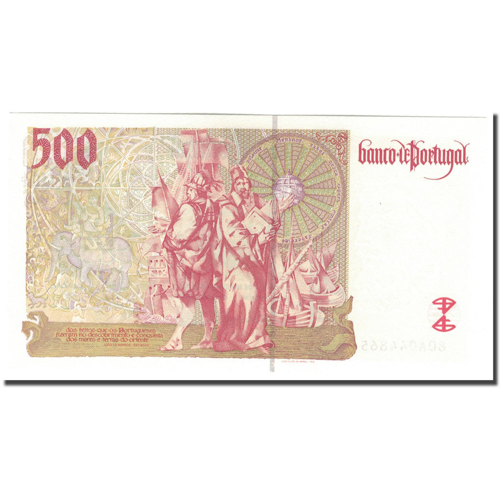 Banknote, Portugal, 500 Escudos, 2000-11-07, KM:187c, UNC(65-70)