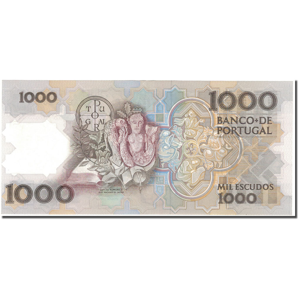 Geldschein, Portugal, 1000 Escudos, 1988-12-22, KM:181e, VZ