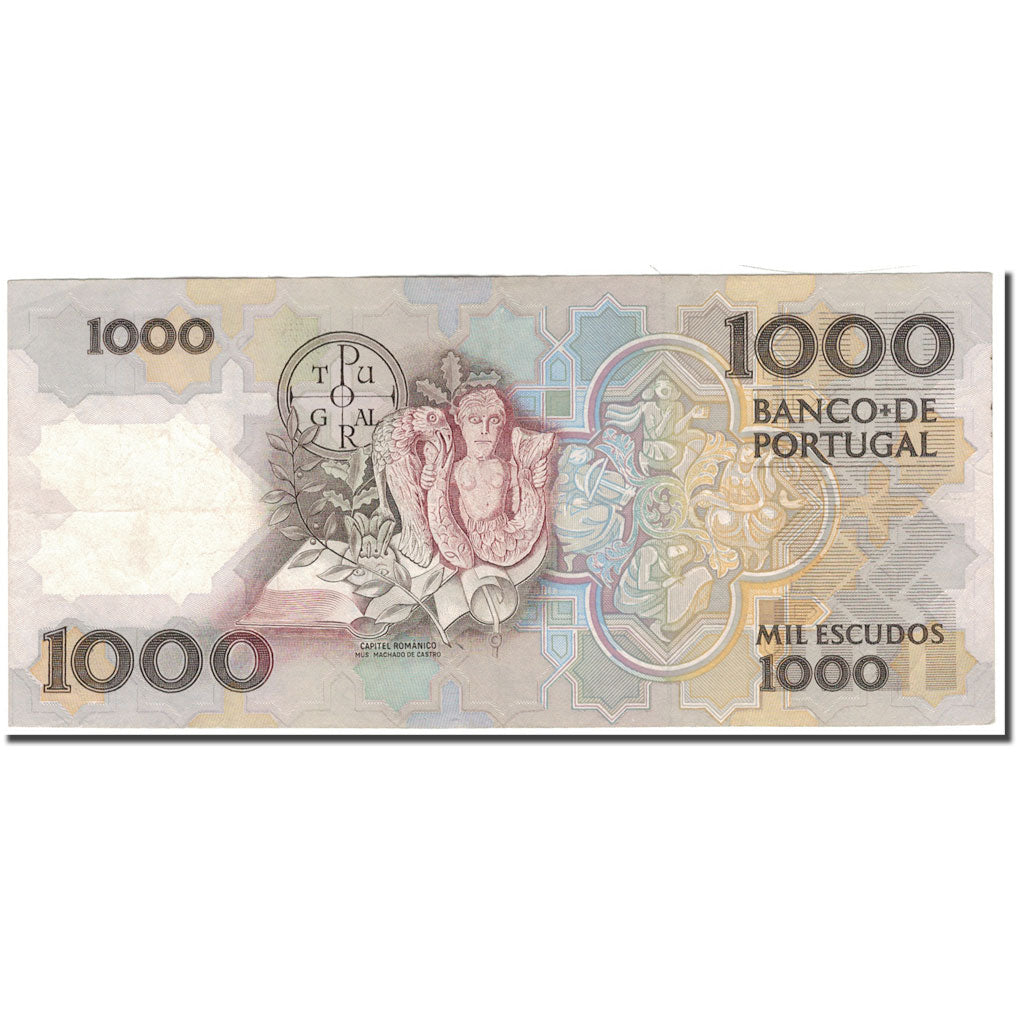 Geldschein, Portugal, 1000 Escudos, 1989-11-09, KM:181f, SS+