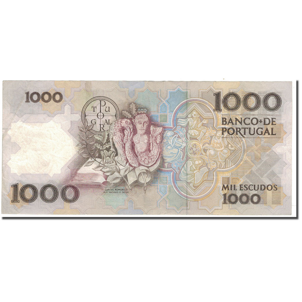 Banknote, Portugal, 1000 Escudos, 1987-09-03, KM:181c, VF(30-35)