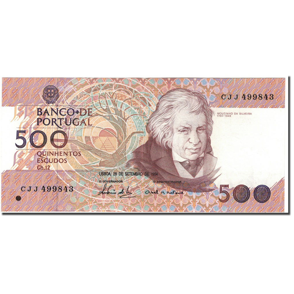 Billete, 500 Escudos, Portugal, 1994-09-29, KM:180g, EBC