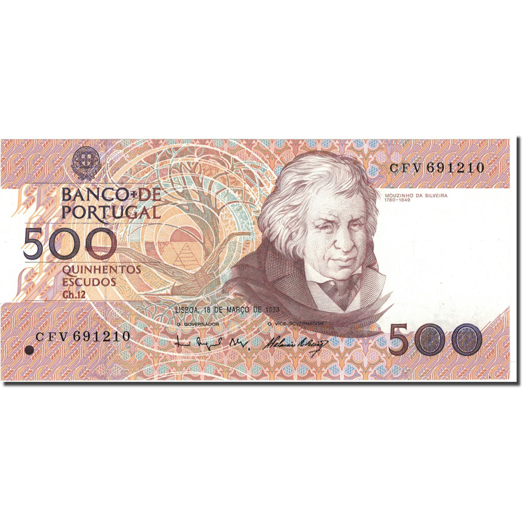 Banknot, Portugal, 500 Escudos, 1993-03-18, KM:180e, UNC(65-70)