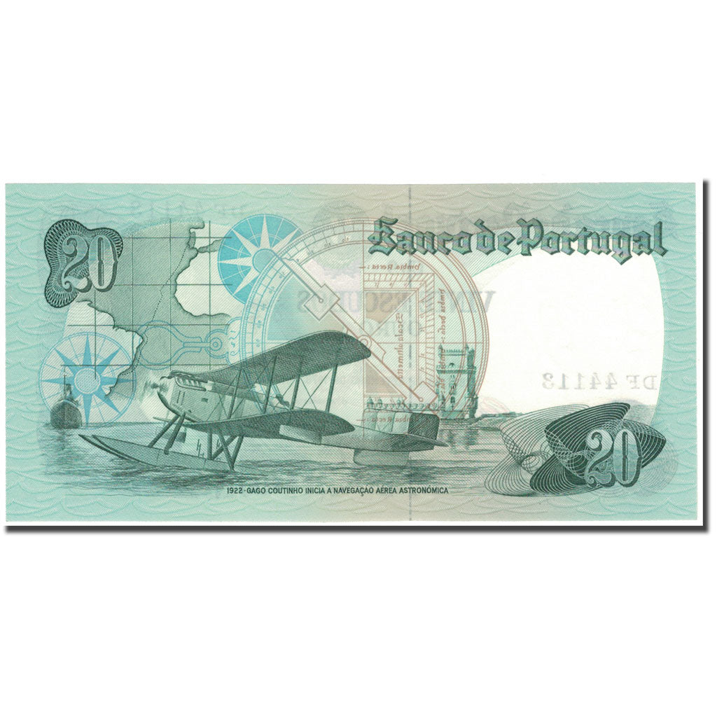 Banknote, Portugal, 20 Escudos, 1978-09-13, KM:176a, UNC(65-70)