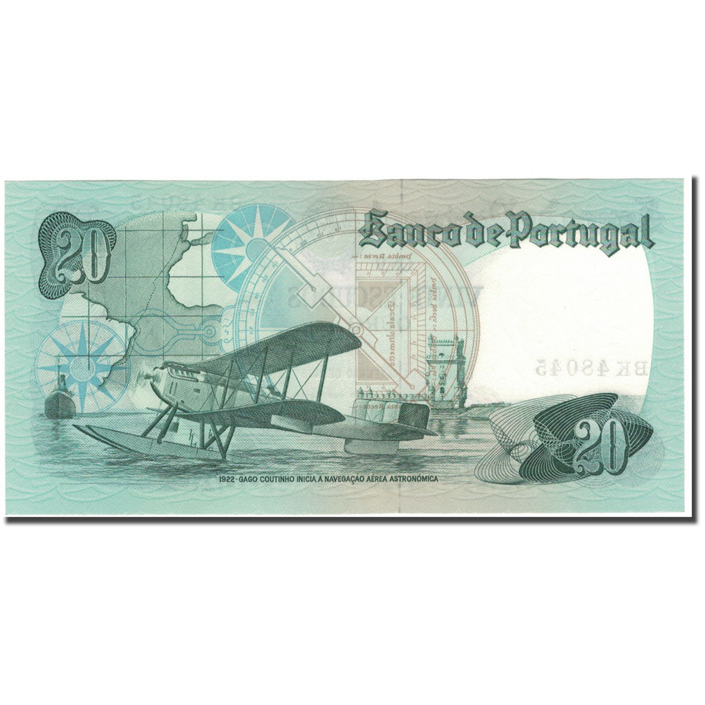 Banknote, Portugal, 20 Escudos, 1978-09-13, KM:176a, UNC(65-70)