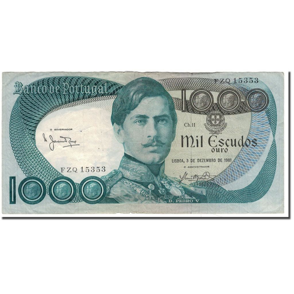 Banknote, Portugal, 1000 Escudos, 1981-12-03, KM:175c, UNC(65-70)