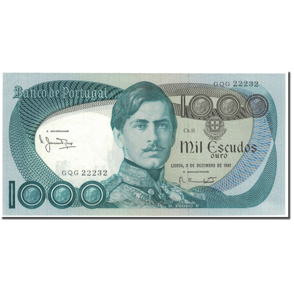 Banknote, Portugal, 1000 Escudos, 1981-12-03, KM:175c, UNC(65-70)